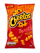 Cheetos Twisted Sweet and Spicy Flavour Corn Puffs 85g | Asian Grocery UK