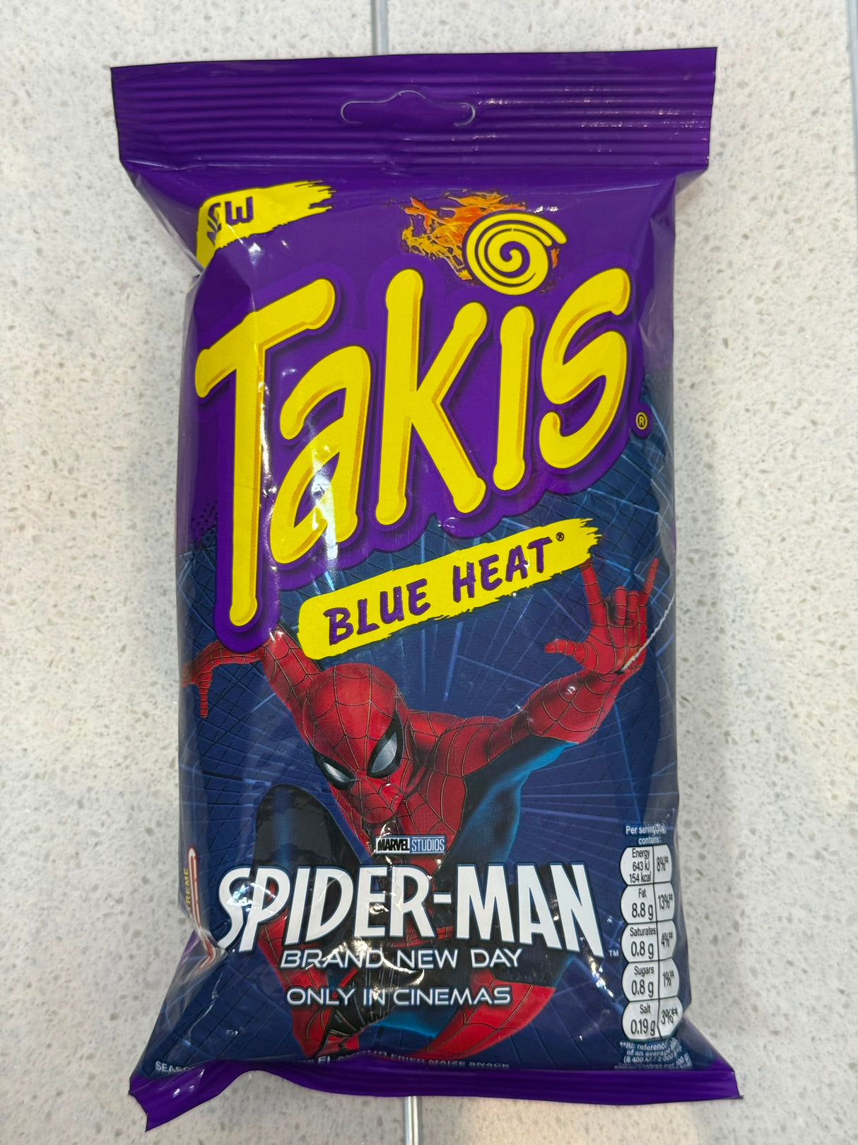 Takis Blue Heat Chilli and Lime Fried Maize Snack 100g | Asian Grocery UK