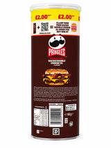Pringles Burger King Bacon Double Cheese XL Flavour Crisps 165g | Asian Grocery UK