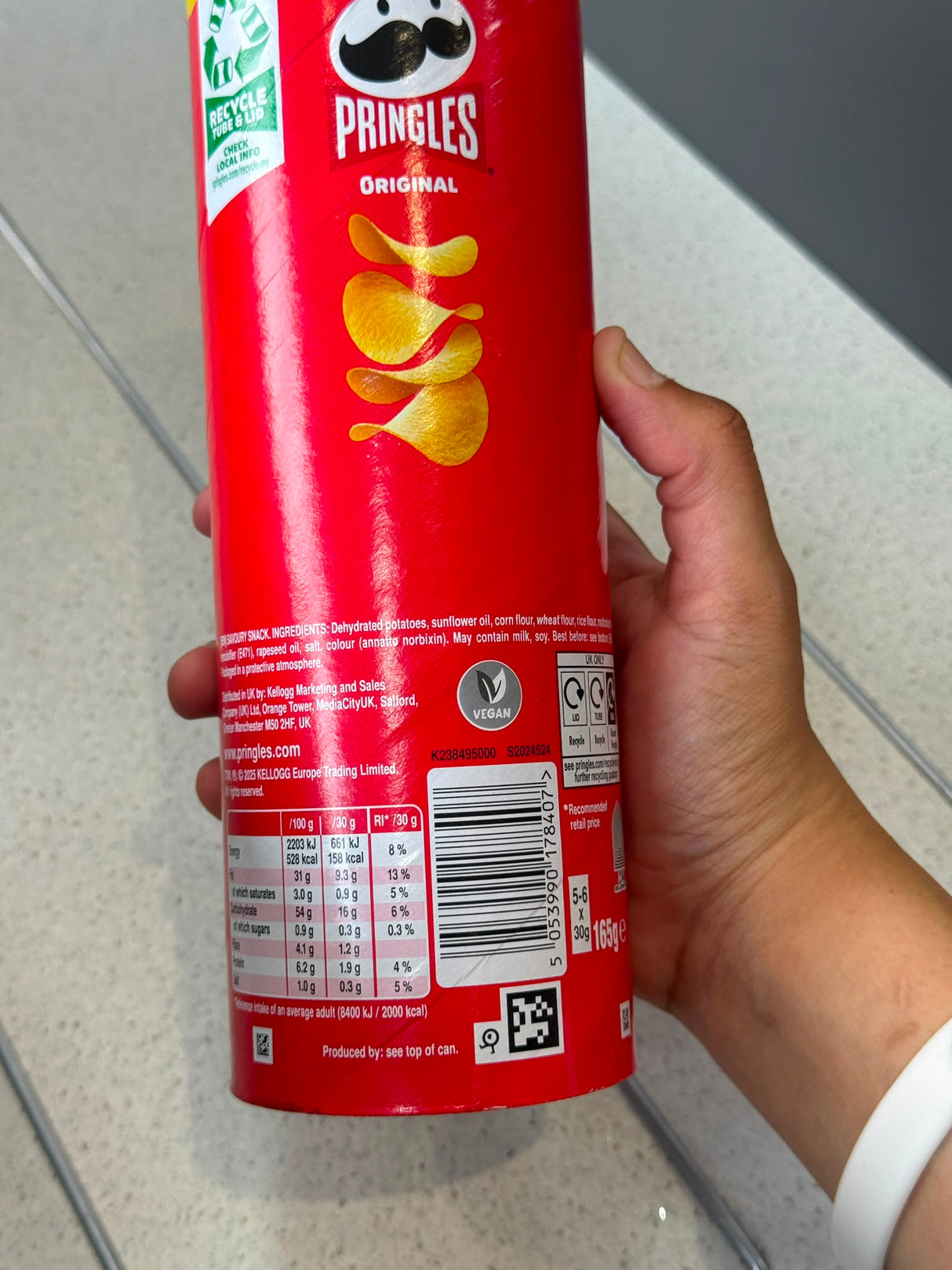 Pringles Original Crisps 165g | Asian Grocery UK