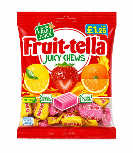 Fruittella Juicy Chews Strawberry Orange Lemon 135g | Asian Grocery UK