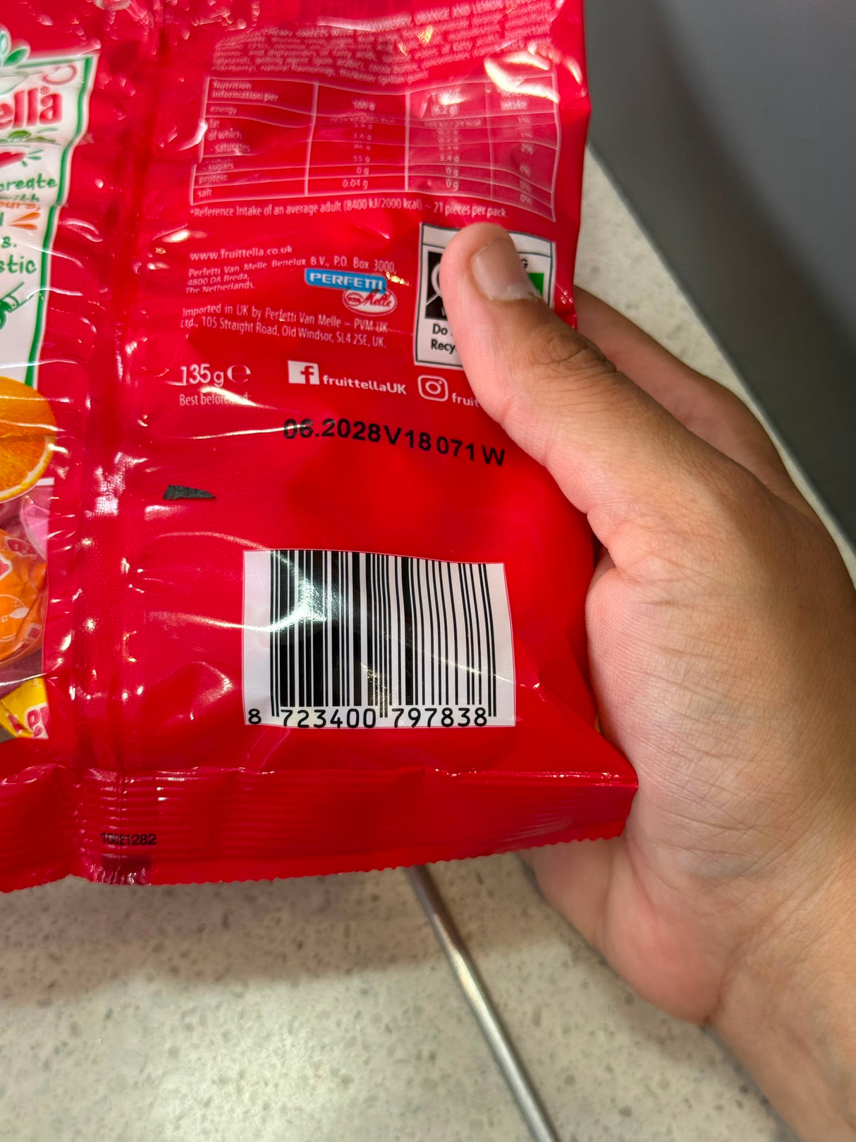 Fruittella Juicy Chews Strawberry Orange Lemon 135g | Asian Grocery UK