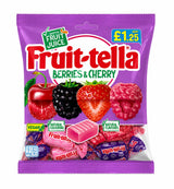 Fruit-tella Berries and Cherry Chewy Sweets 135g | Asian Grocery UK