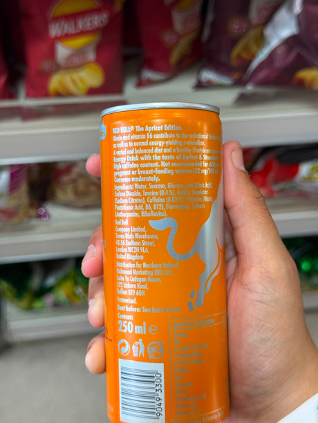 Red Bull The Apricot Edition Apricot-Strawberry Energy Drink 250ml | Asian Grocery UK