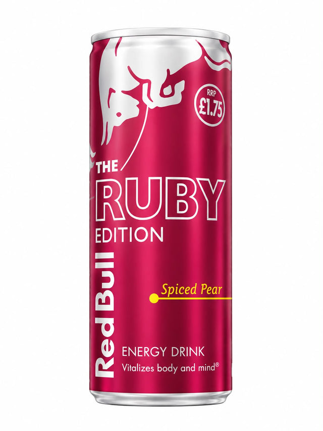 Red Bull The Ruby Edition Spiced Pear Energy Drink 250ml | Asian Grocery UK