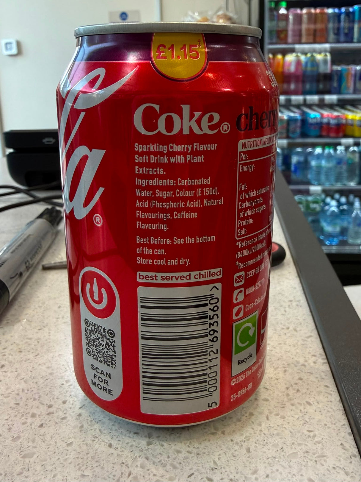 Coca-Cola Cherry 330ml Can | Asian Grocery UK