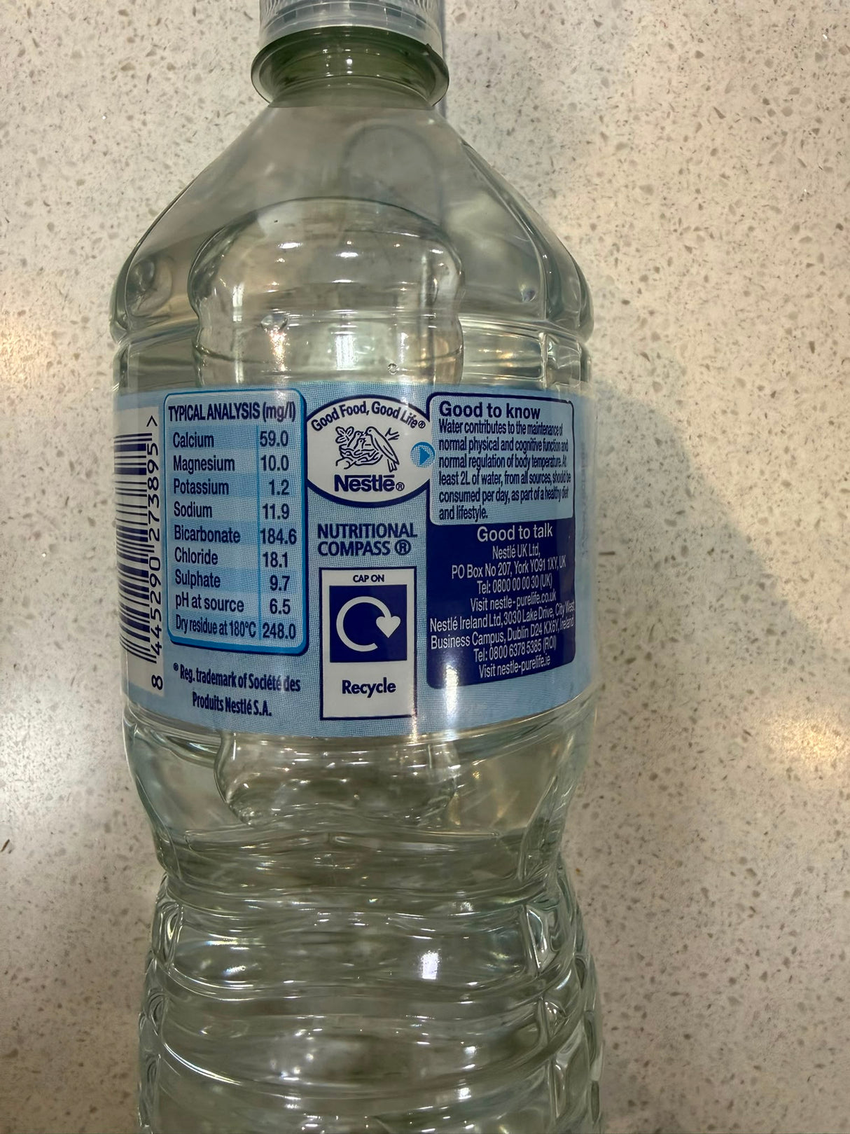 Nestlé Pure Life Still Spring Water 750ml | Asian Grocery UK
