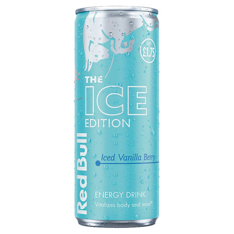 Red Bull The Ice Edition Iced Vanilla Berry Energy Drink 250ml | Asian Grocery UK