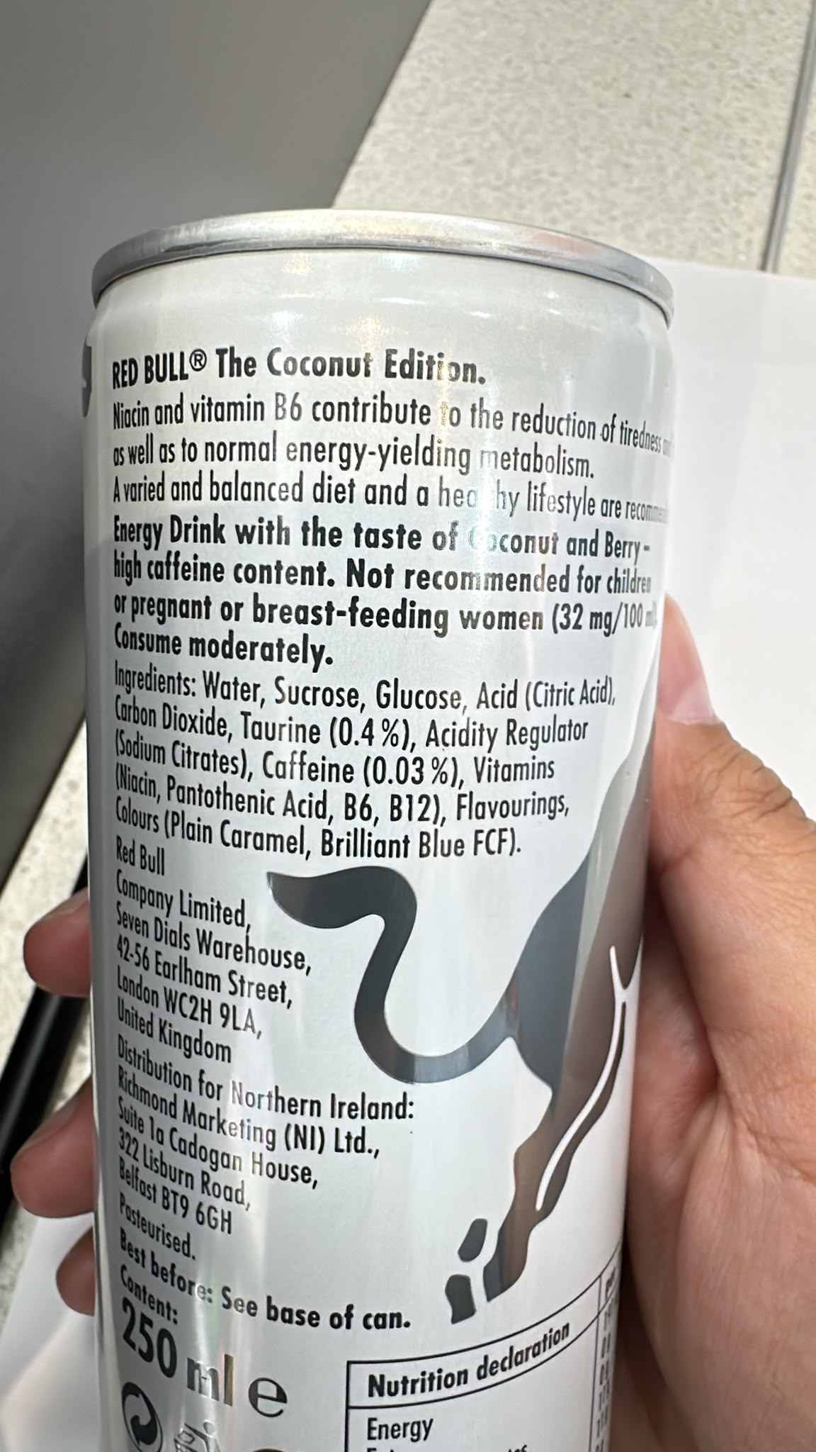 Red Bull Coconut Edition Energy Drink 250ml | Asian Grocery UK
