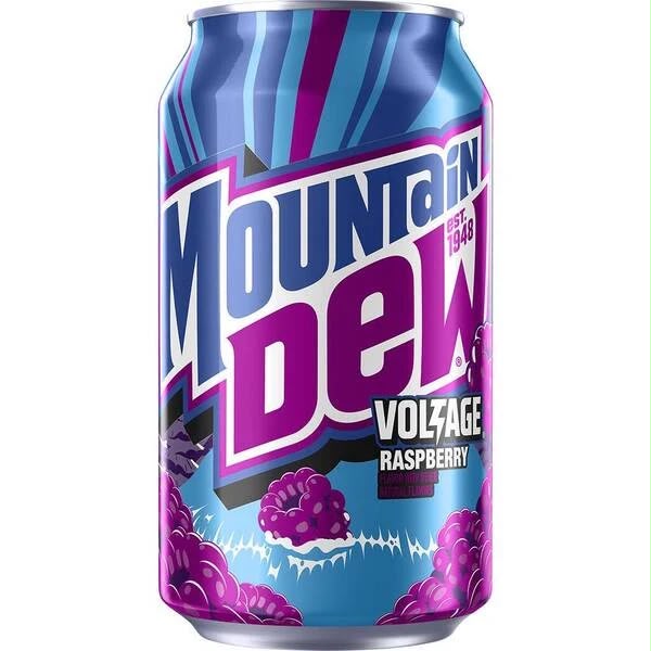 Mountain Dew Voltage Raspberry Can 355ml | Asian Grocery UK