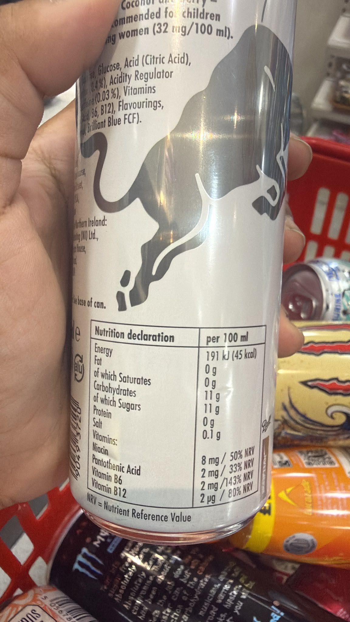 Red Bull The Coconut Edition Sugar Free Energy Drink 250ml | Asian Grocery UK