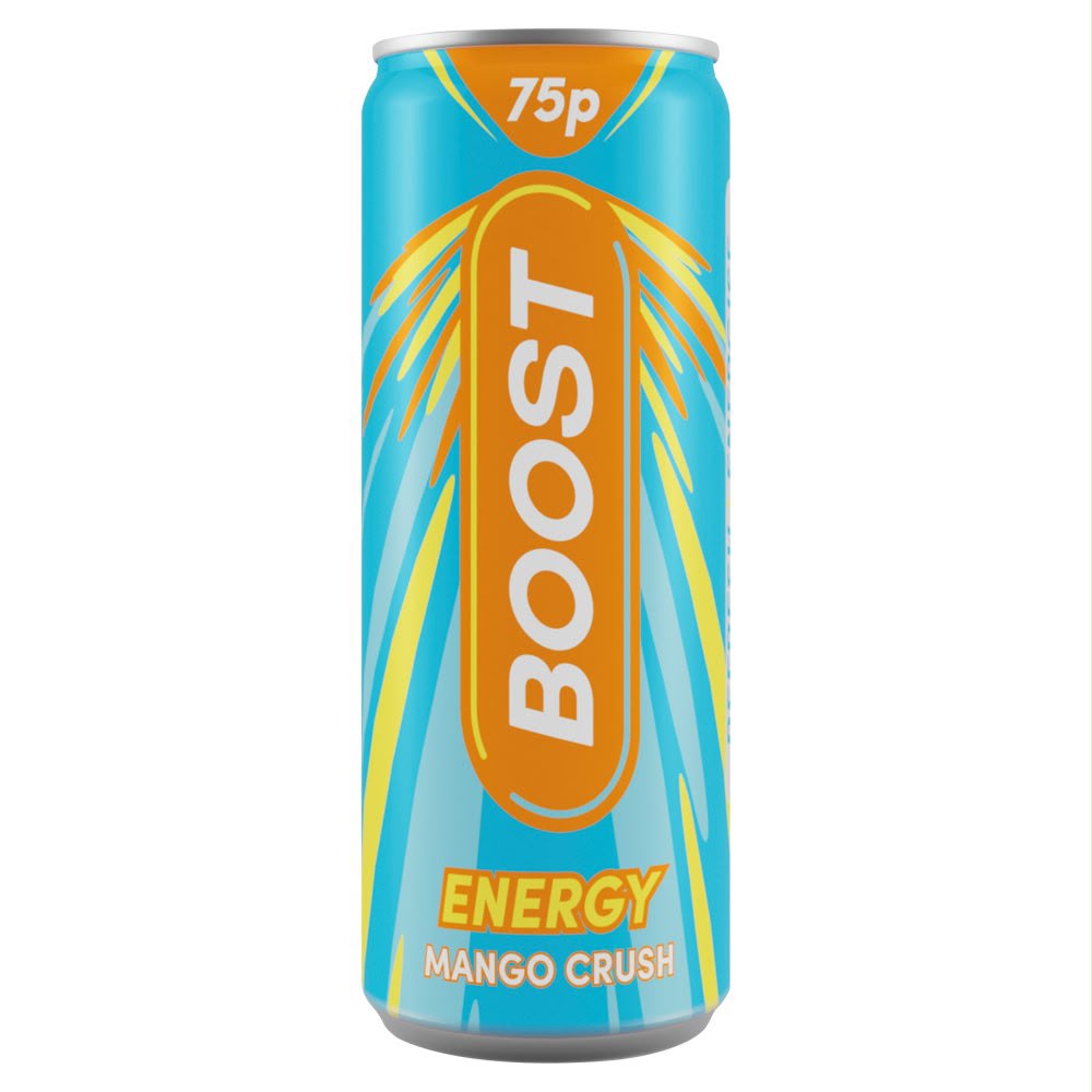Boost Energy Drink Mango Crush 250ml | Asian Grocery UK
