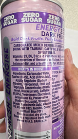 Boost Energy Zero Dark Fruits 250ml | Asian Grocery UK