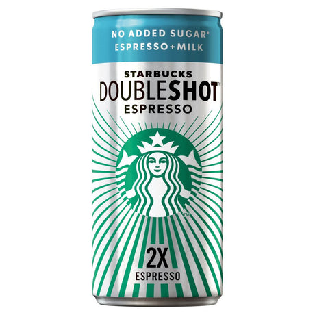 Starbucks Doubleshot Espresso No Added Sugar Espresso + Milk 200ml | Asian Grocery UK