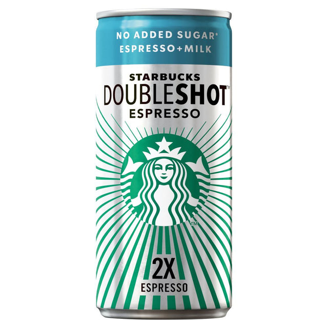 Starbucks Doubleshot Espresso No Added Sugar Espresso + Milk 200ml | Asian Grocery UK