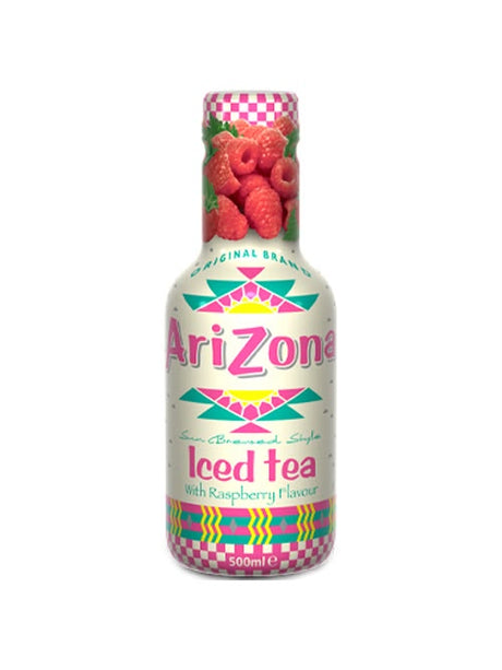 AriZona Iced Tea Raspberry Flavour 500ml | Asian Grocery UK