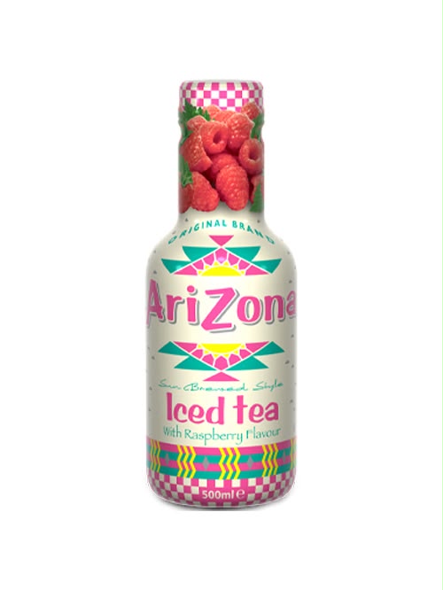 AriZona Iced Tea Raspberry Flavour 500ml | Asian Grocery UK