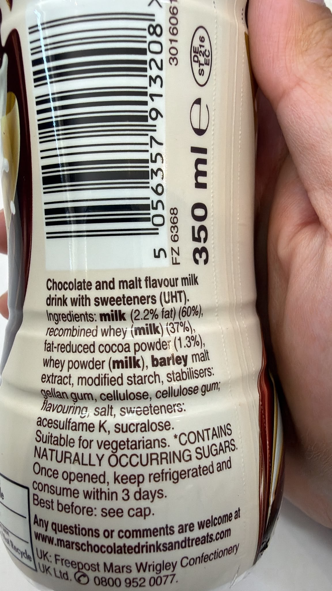 Galaxy Milk Drink No Added Sugar 350ml | Asian Grocery UK