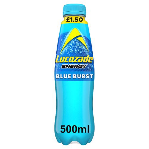 Lucozade Energy Blue Burst Sparkling Glucose Drink 500ml | Asian Grocery UK
