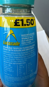 Lucozade Energy Blue Burst Sparkling Glucose Drink 500ml | Asian Grocery UK