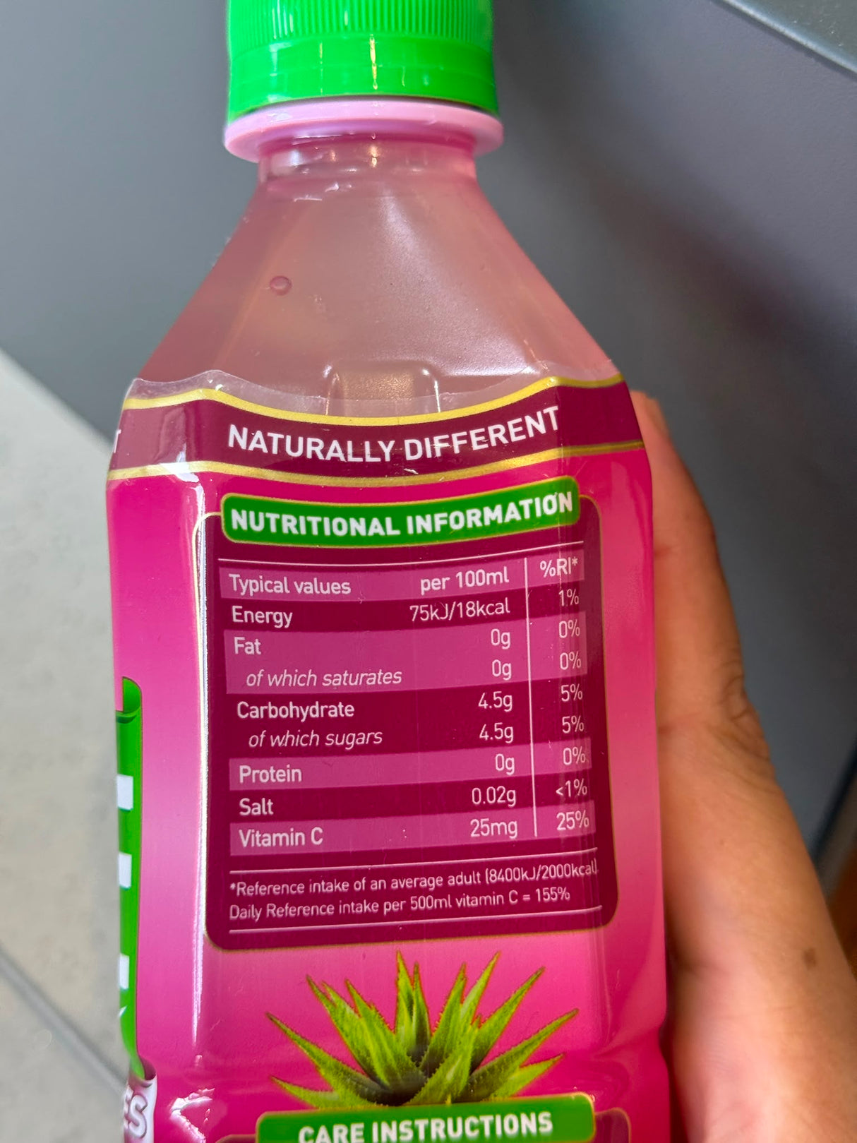 Just Drink Premium Aloe Drink Summer Berries 500ml | Asian Grocery UK