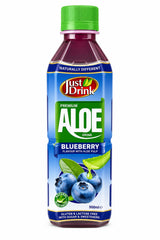 Just Drink Premium Aloe Drink Blueberry 500ml | Asian Grocery UK