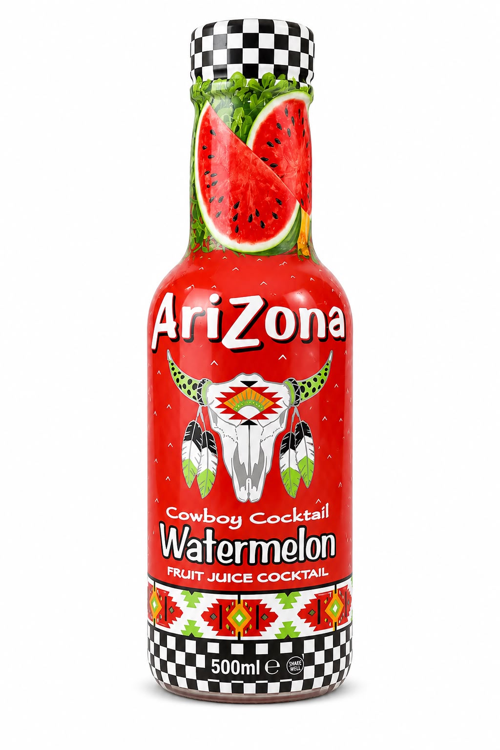 AriZona Cowboy Cocktail Watermelon Fruit Juice Cocktail 500ml | Asian Grocery UK