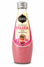 Aani Rose Flavoured Faluda Drink with Basil Seed 290ml | Asian Grocery UK