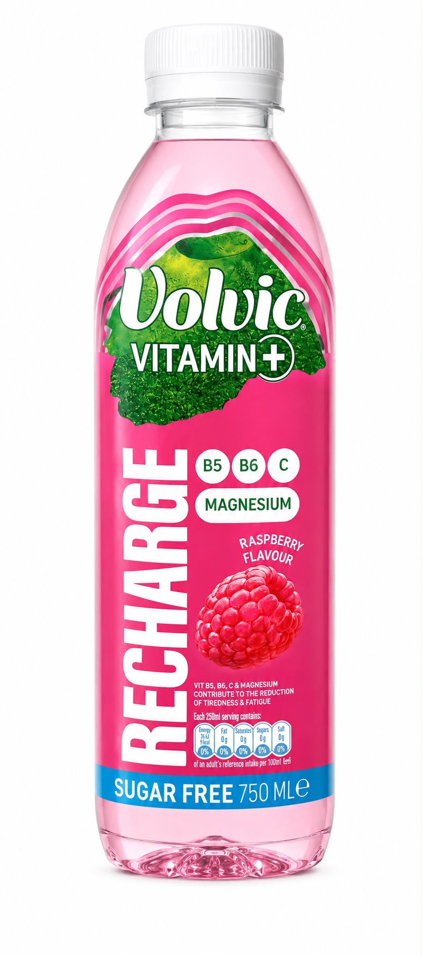 Volvic Vitamin+ Recharge Raspberry Sugar Free 750ml | Asian Grocery UK