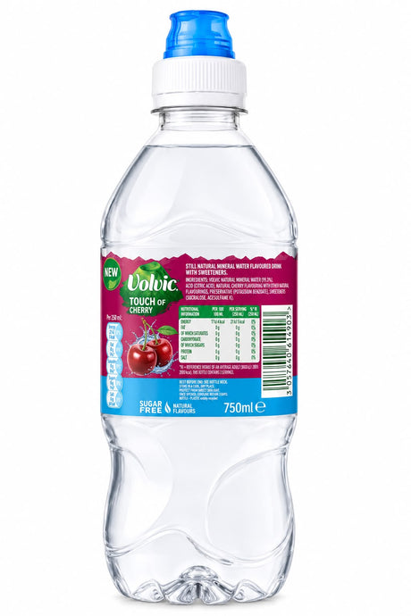 Volvic Touch of Cherry Still Mineral Water 750ml | Asian Grocery UK
