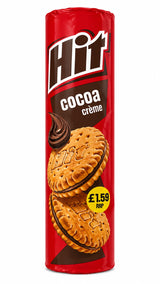 Hit Cocoa Crème Sandwich Biscuits 220g | Asian Grocery UK