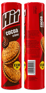 Hit Cocoa Crème Sandwich Biscuits 220g | Asian Grocery UK