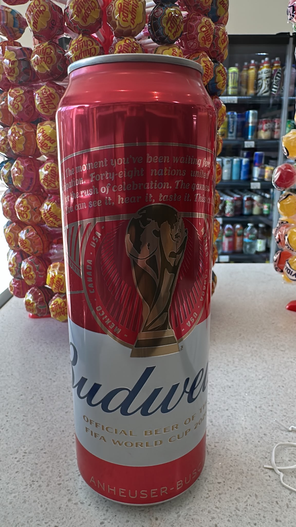 Budweiser FIFA World Cup 2026 Limited Edition Beer Can 568ml | Asian Grocery UK
