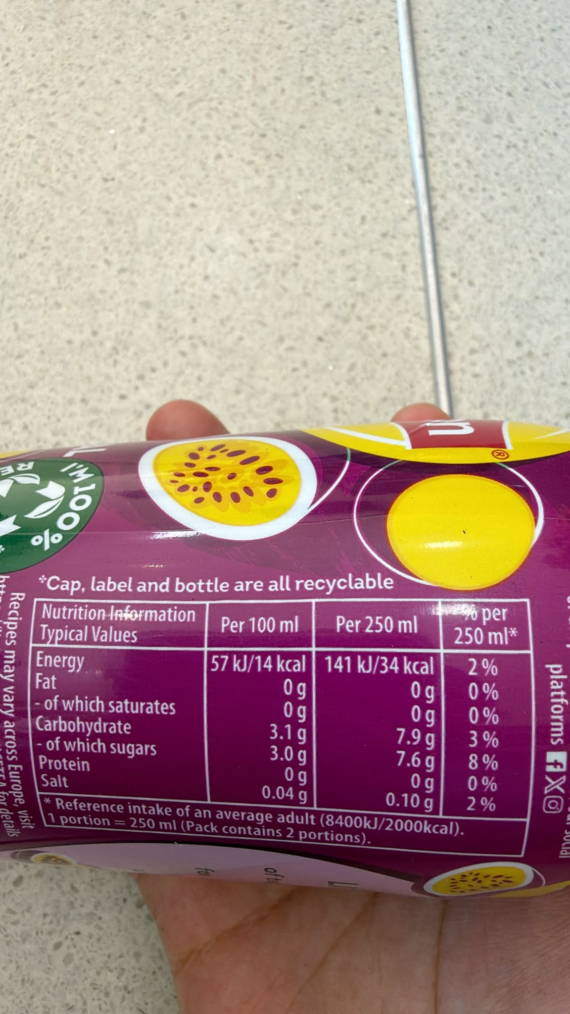 Lipton Tropical Ice Tea 500ml | Passion Fruit and Mango | Asian Grocery UK
