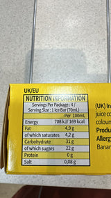 Binggrae Melona Banana Flavoured Ice Bar 4 x 70ml