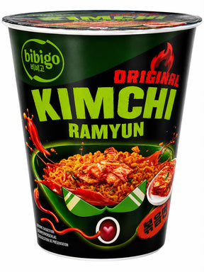Bibigo Original Kimchi Ramyun Cup Noodles 99g | Asian Grocery UK