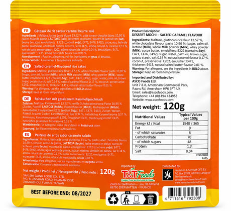 Yuki & Love Dessert Mochi Salted Caramel Flavour 120g