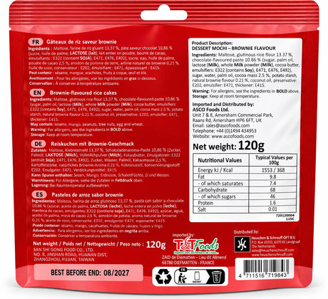 Yuki & Love Dessert Mochi Brownie Flavour 120g