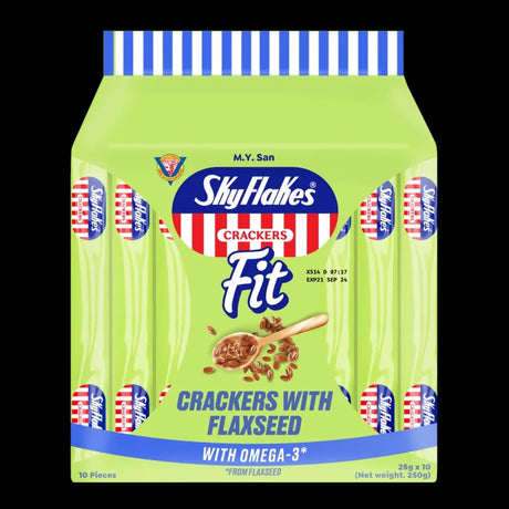 M.Y. San SkyFlakes Fit Crackers with Flaxseed 250g