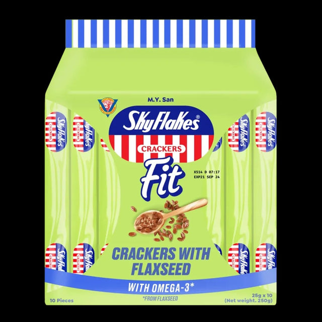 M.Y. San SkyFlakes Fit Crackers with Flaxseed 250g