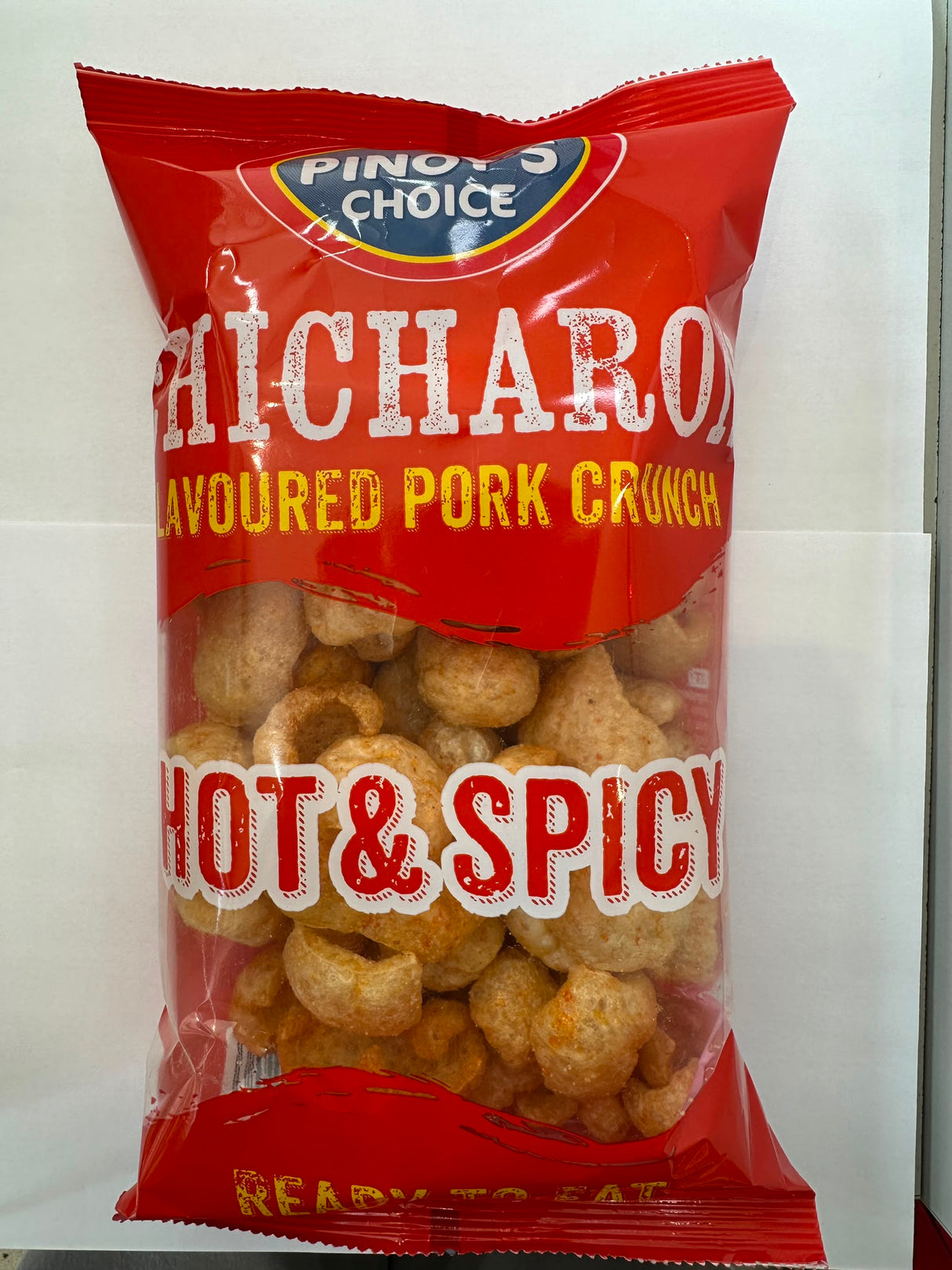 Pinoy's Choice Chicharon Hot & Spicy Flavoured Pork Crunch