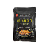 Kari Kari Roasted Rice Cracker Peanut Mix Salt Pepper 20g