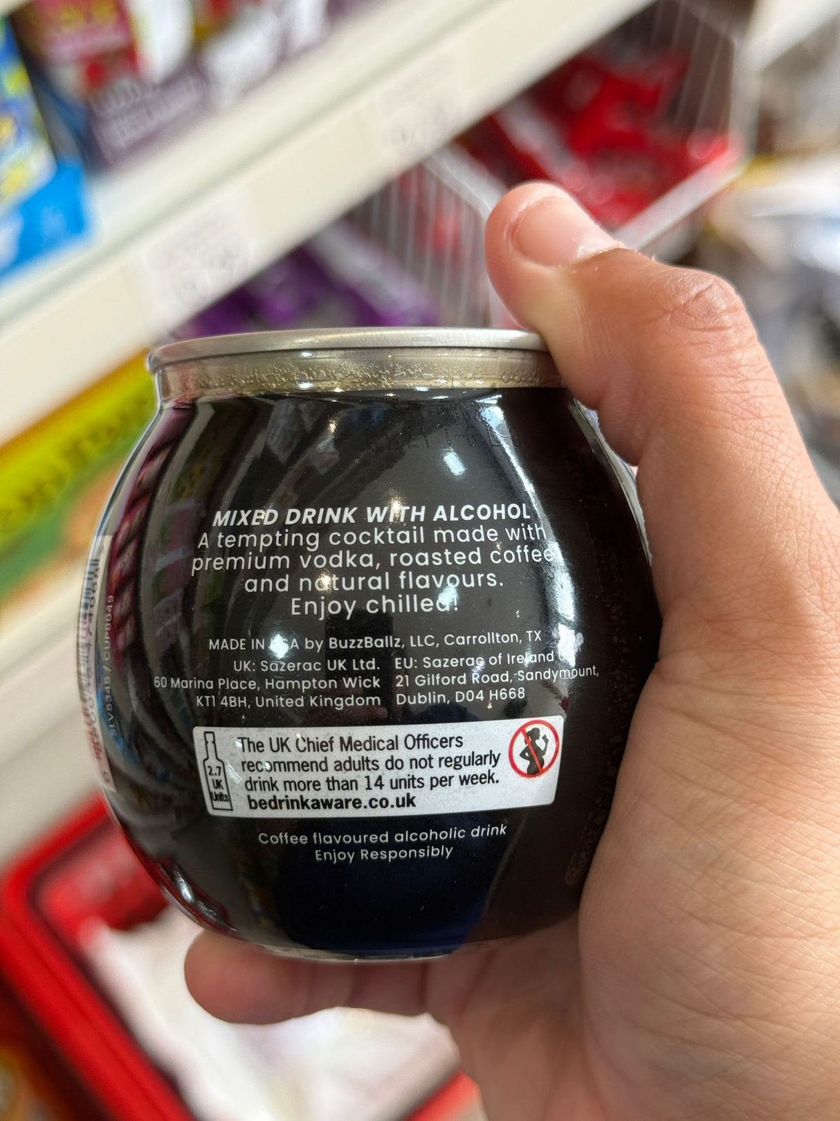 BuzzBallz Espresso Martini Ready to Go Cocktail 200ml