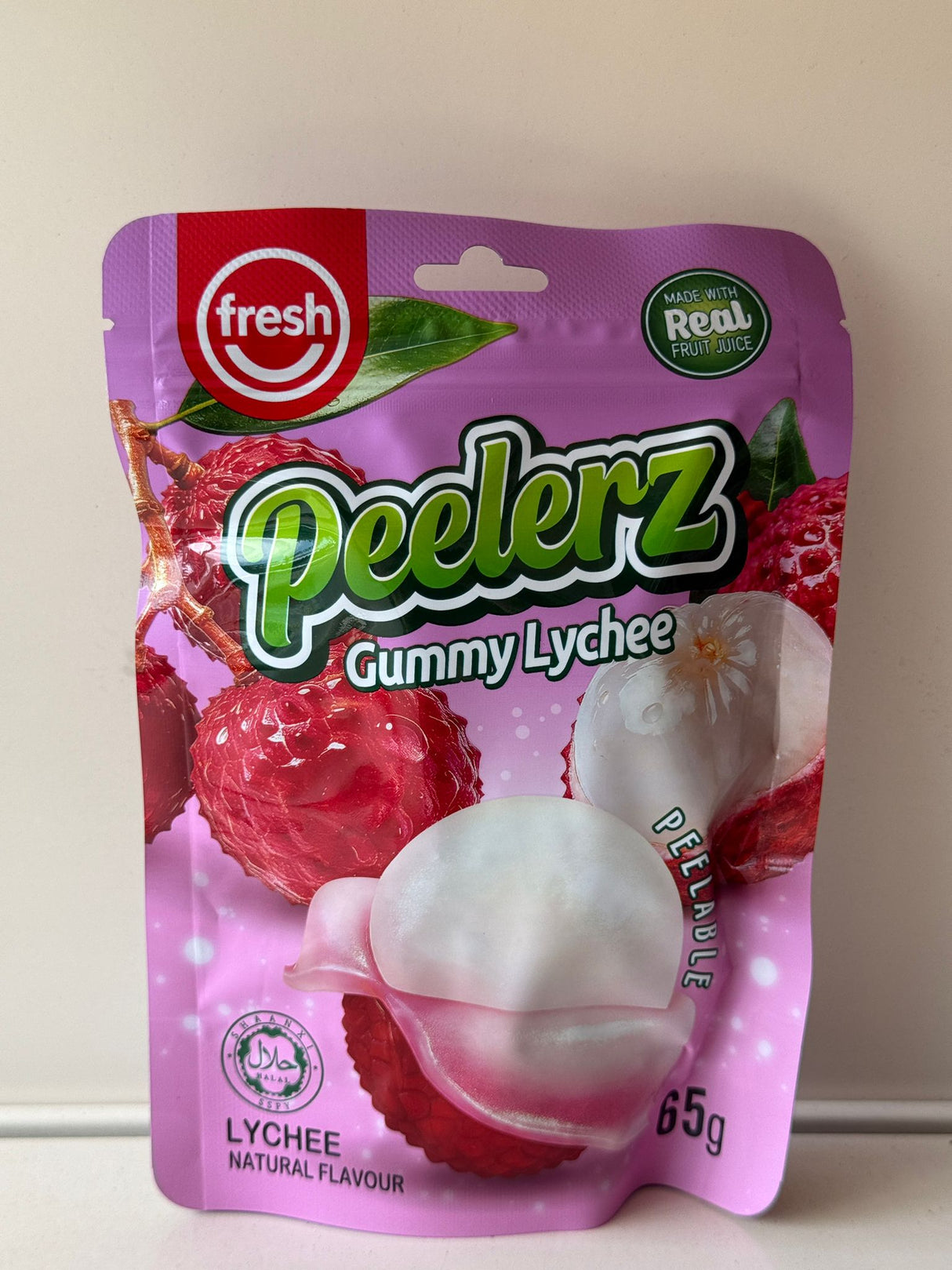 Fresh Peelerz Gummy Lychee 65g