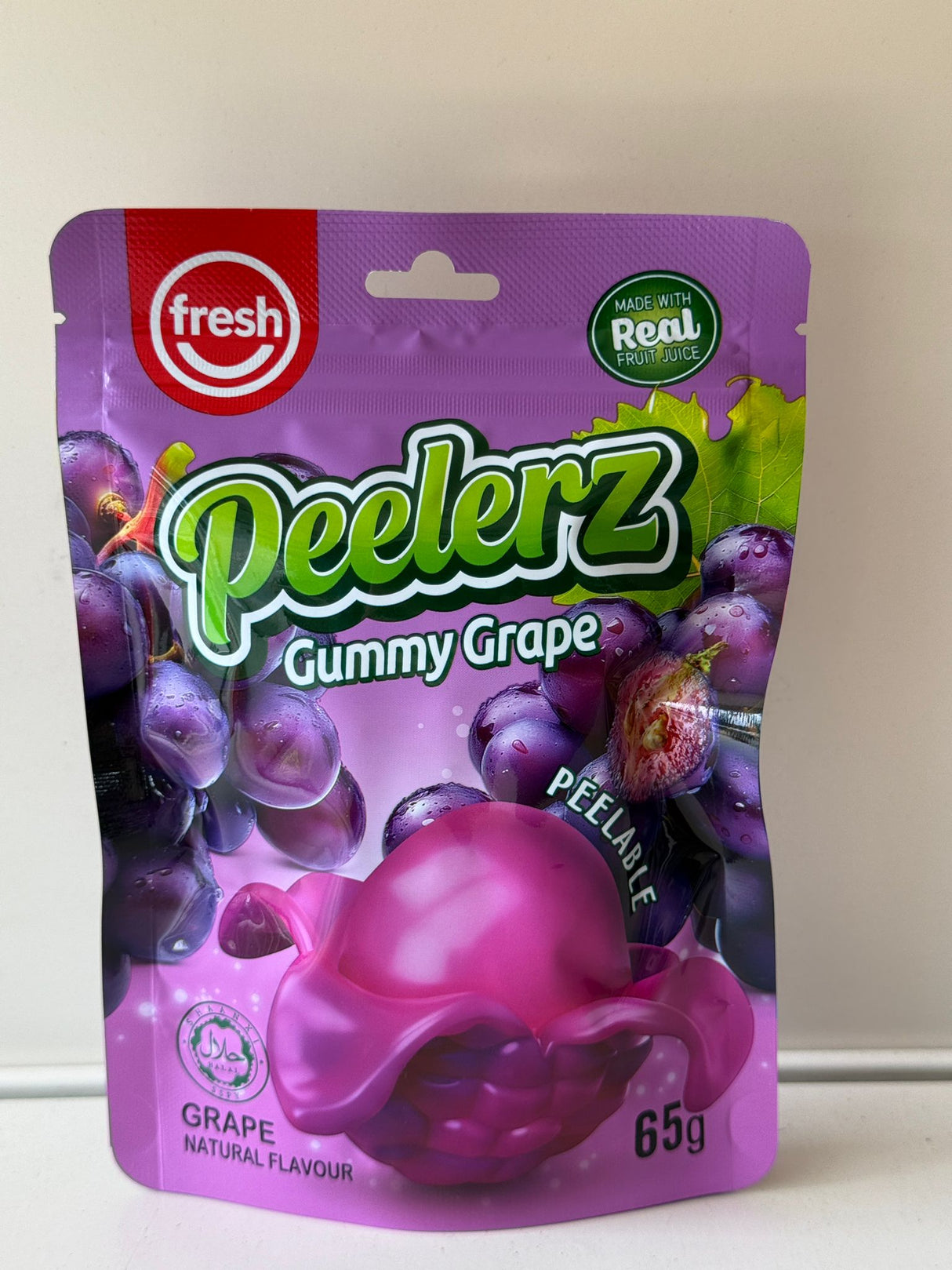 Fresh Peelerz Gummy Grape 65g