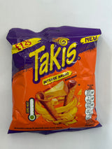 Takis Intense Nacho Zero Heat Cheese Flavour Fried Maize Snack 55g