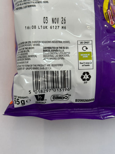 Takis Intense Nacho Zero Heat Cheese Flavour Fried Maize Snack 55g