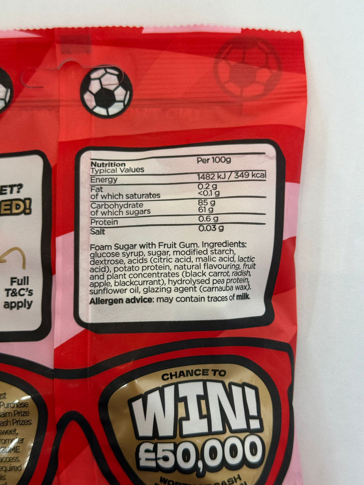 Shades by Niko Straight Up Strawberry Flavour Sweets 150g