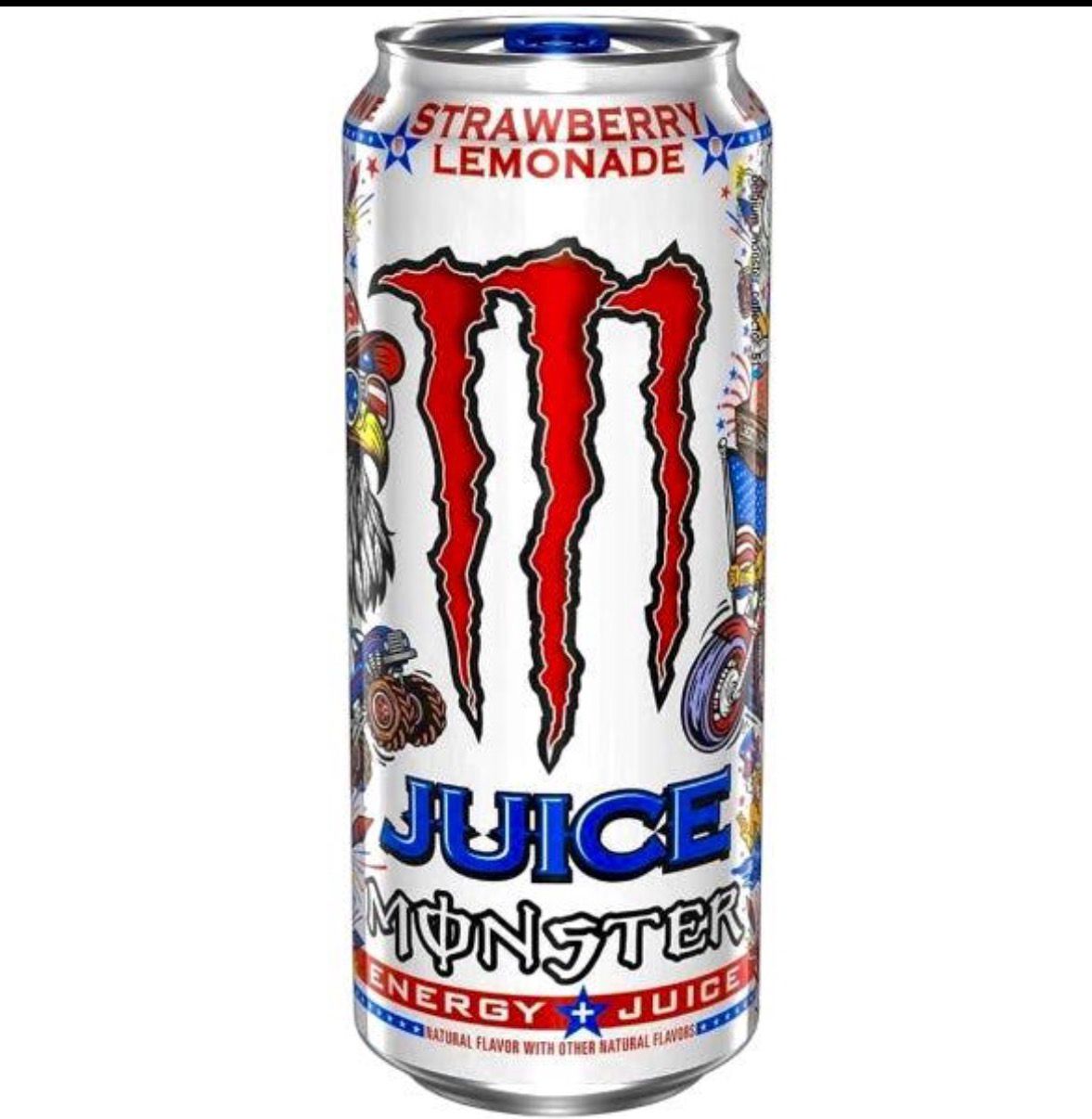 Monster Juice Strawberry Lemonade Energy Drink 473ml