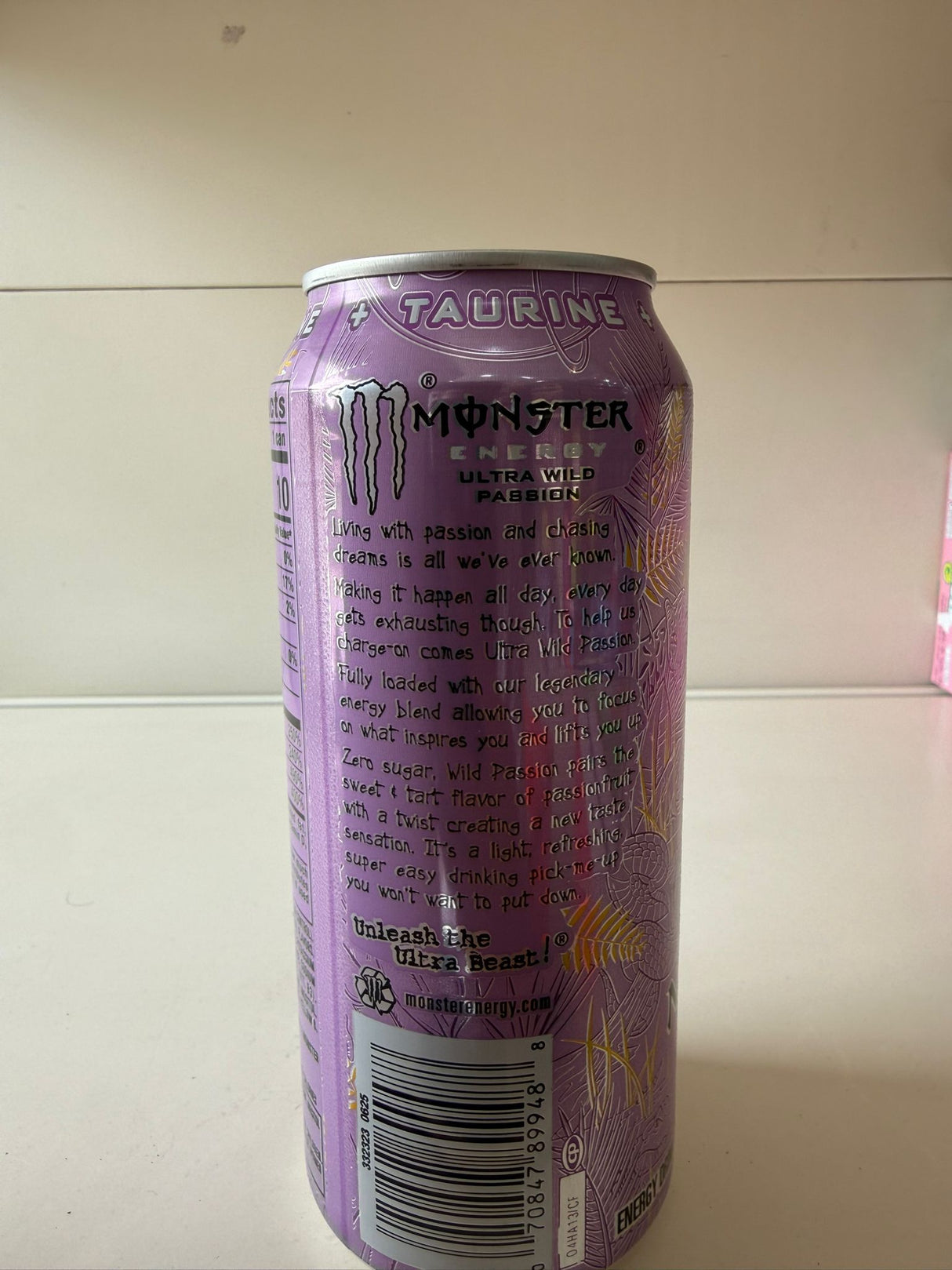Monster Energy Ultra Wild Passion Zero Sugar 500ml